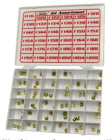Alcohol Jet Assortment Kit #116 thru #208 (2 ea.) - 36-236AQFT