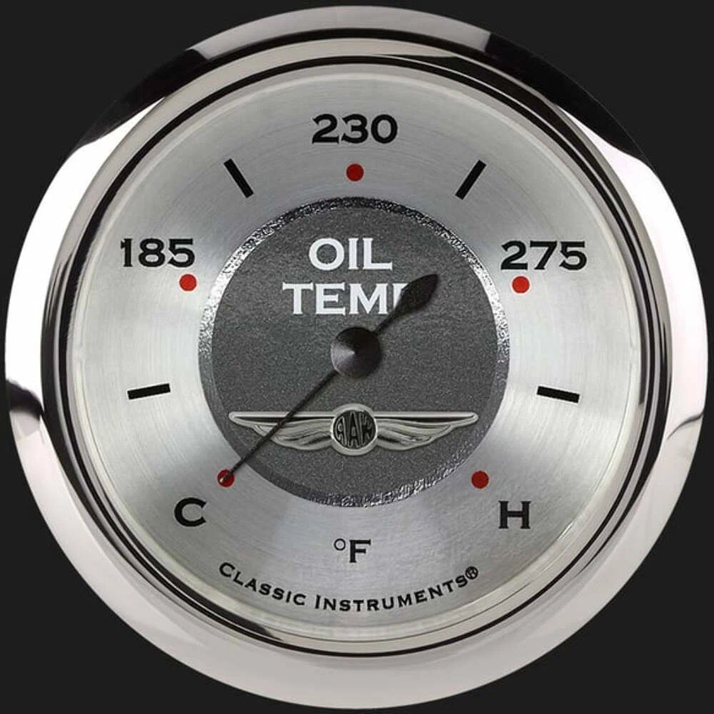 All American 2 5_8_ Oil Temperature Gauge AW328SRC