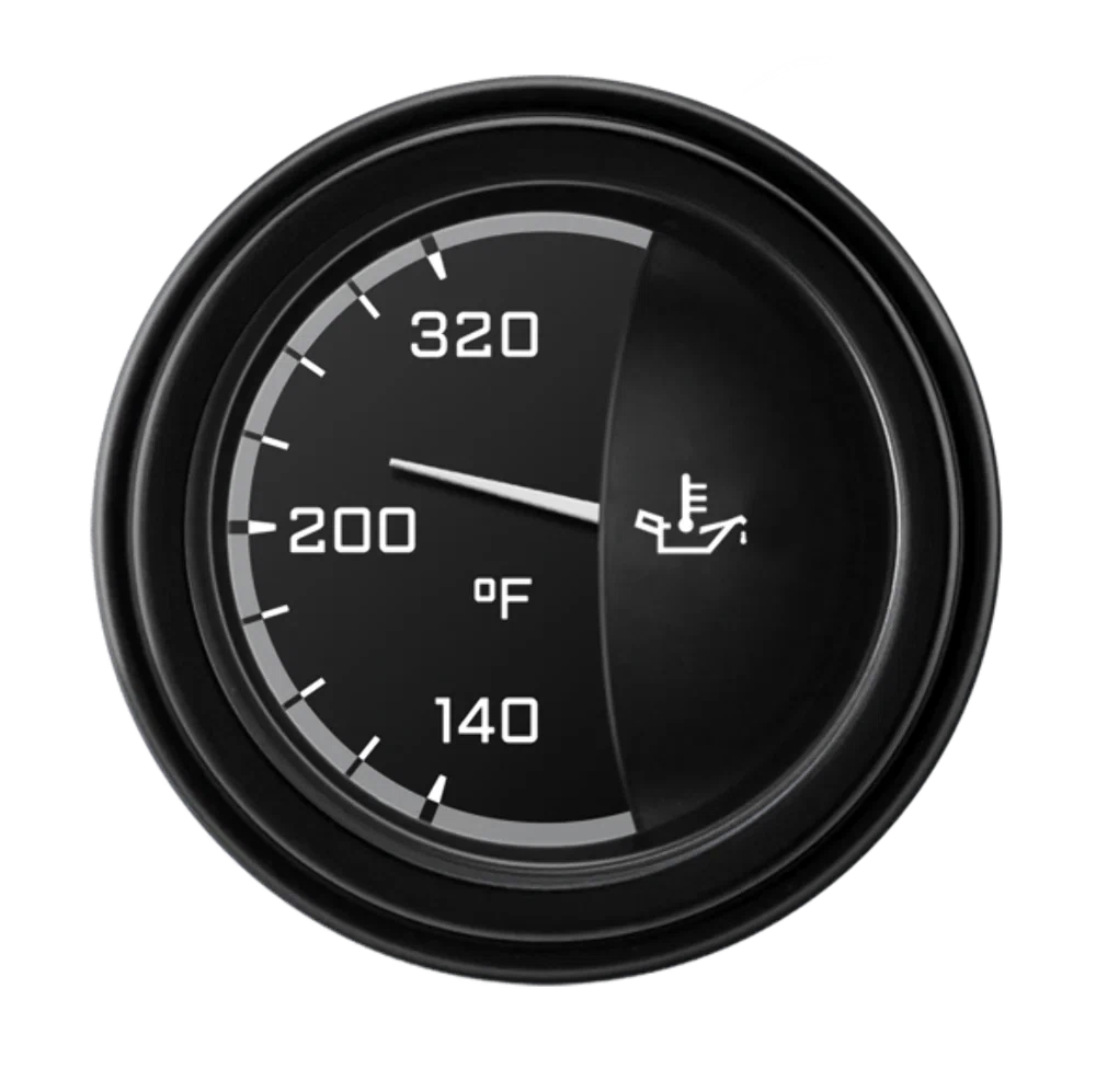 AutoCross Gray 2 1_8_ Oil Temp AX28GBLF
