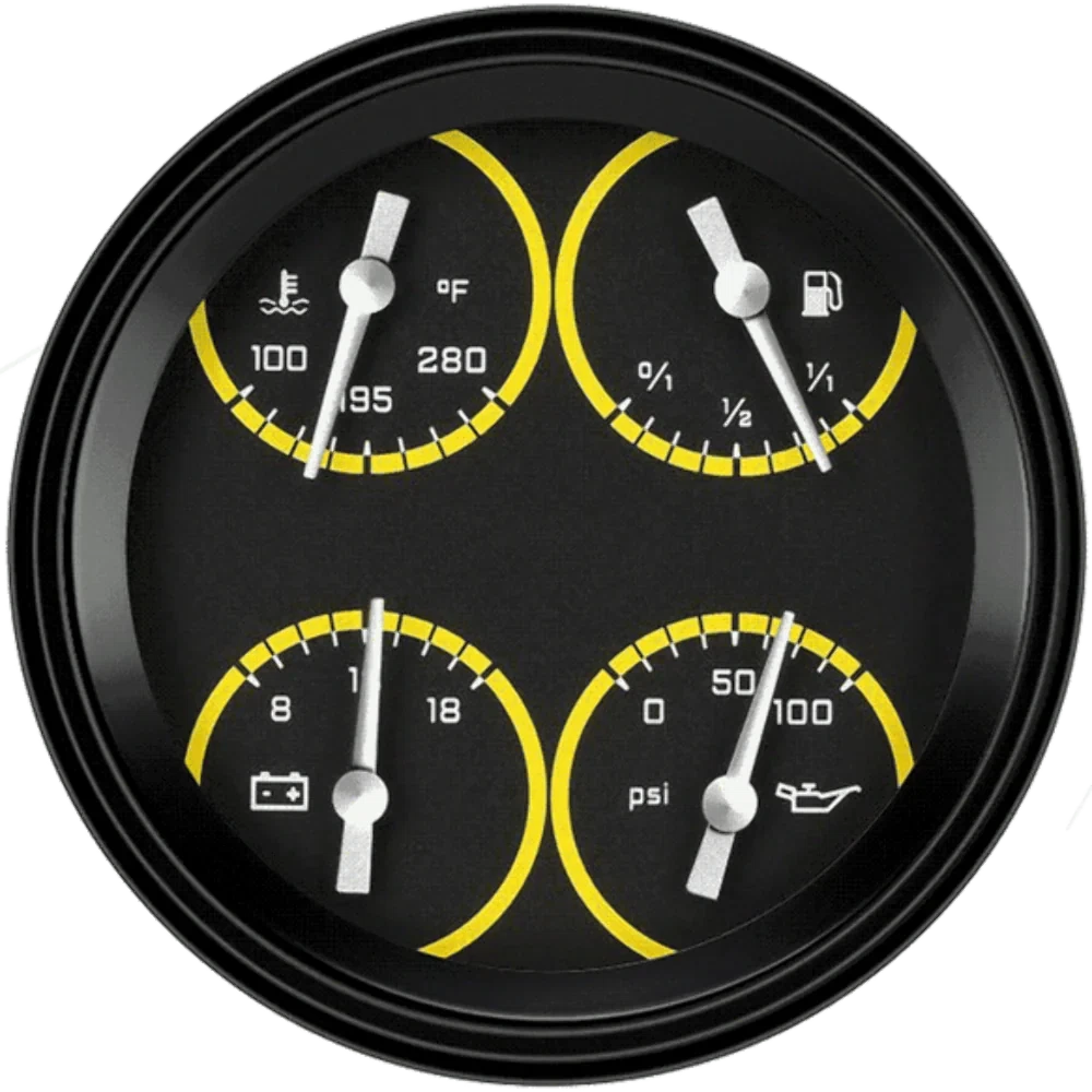AutoCross Yellow 4 5_8_ Quad AX31YBLF