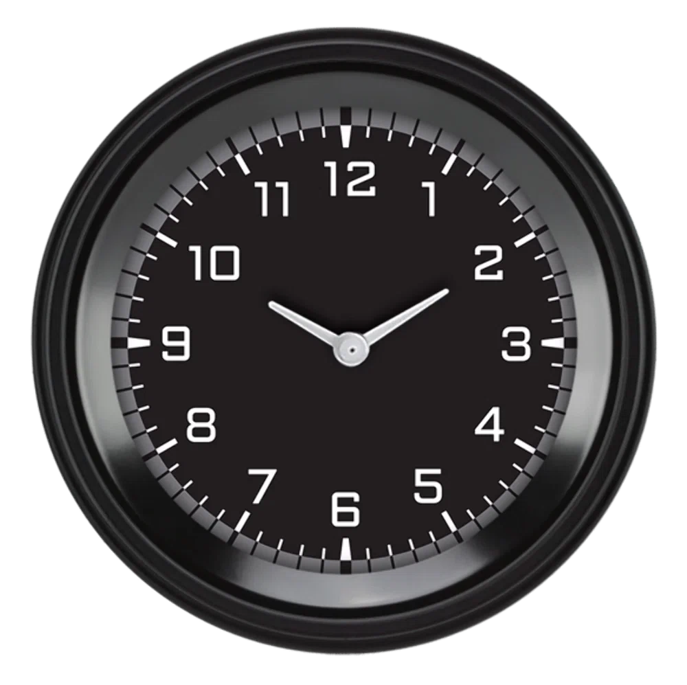 AutoCross Gray 3 3_8_ Clock AX93GBLF