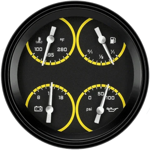 AutoCross Yellow 4 5_8_ Quad AX78YBLF