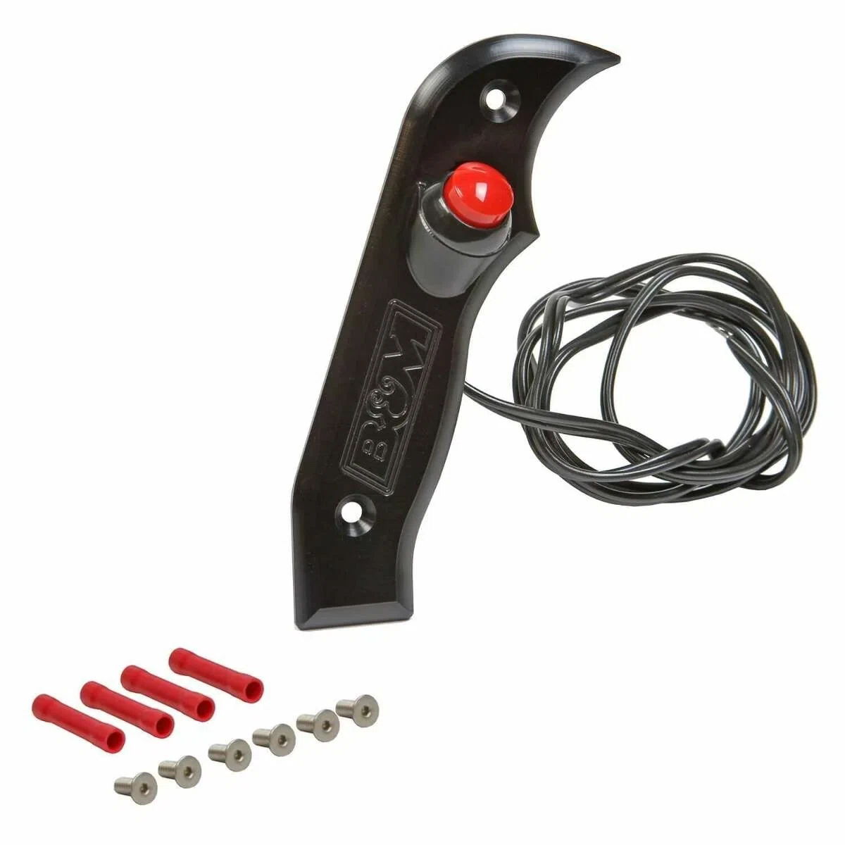 B&M Magnum Grip Side Plate with 12V Button - 81078
