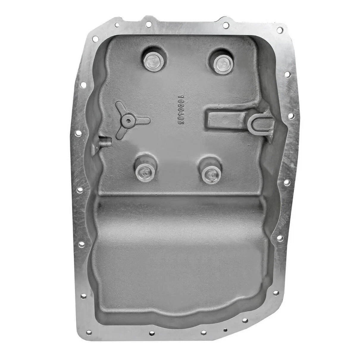 B&M 70392 Cast Aluminum Trans Pan for 6L80E - Natural