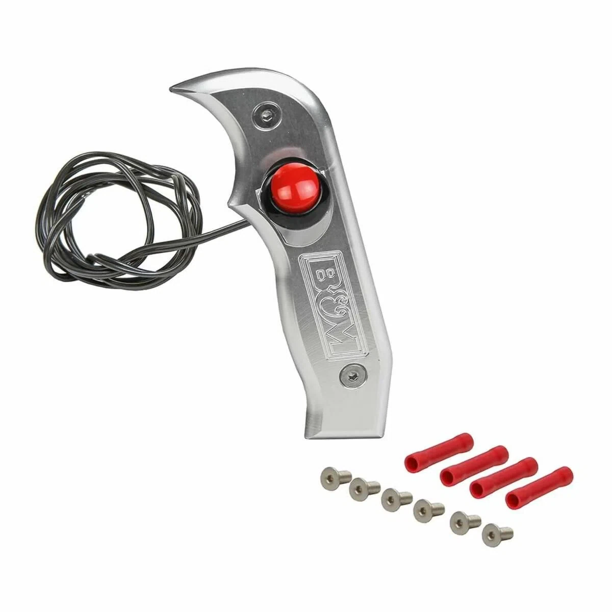B&M Magnum Grip Side Plate with 12V Button - 81060