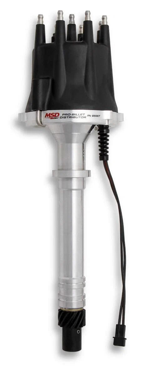 Chevy V8 Pro-Billet Distributor w_Black Cap - 85557