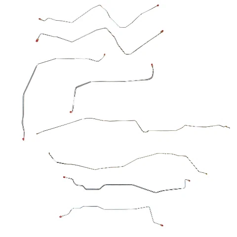 Chevy Complete Brake Line Kit; Fine Lines-CBK0337SS