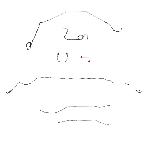 Chevy Complete Brake Line Kit; Fine Lines-CBK0403SS