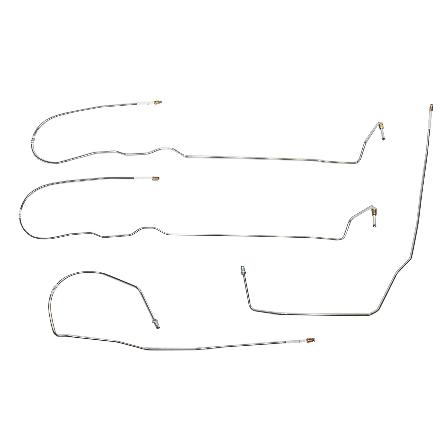 Chevy Intermediate Brake Line Kit; Fine Lines-TIN0802OM
