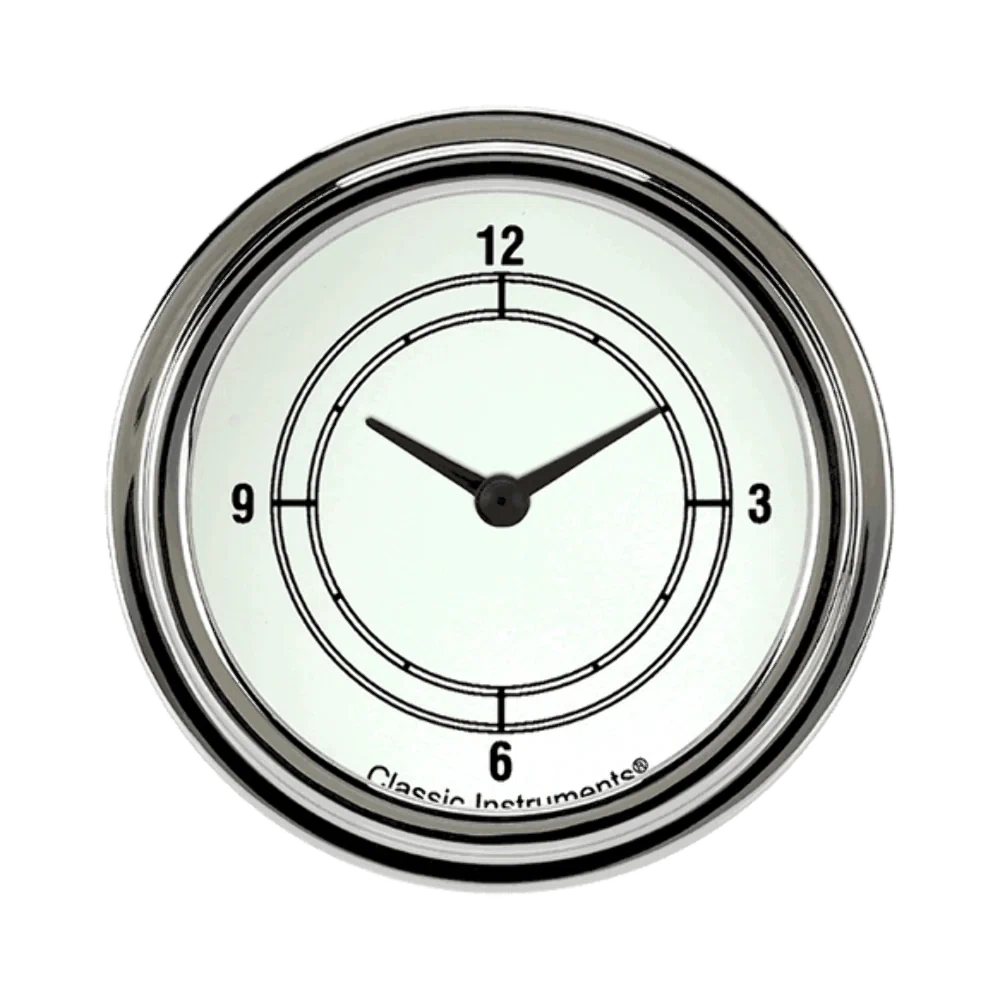 Classic White 2 5_8_ Clock CW92SLF