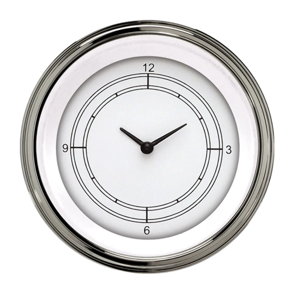 Classic White 3 3_8_ Clock CW93SLF
