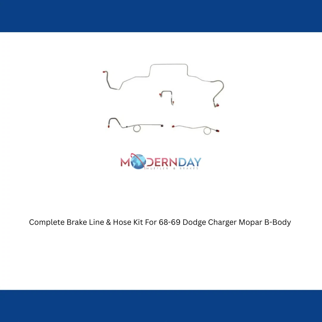 Complete Brake Line & Hose Kit For 68-69 Dodge Charger Mopar B-Body - BLH106OM