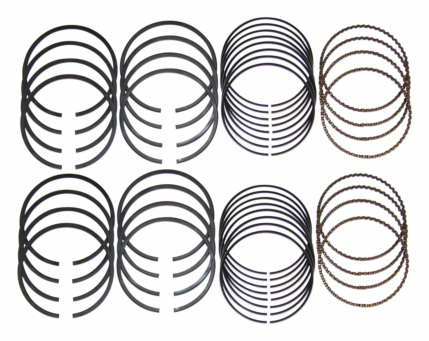 Crown Automotive - Metal Unpainted Piston Ring Set - 4720727