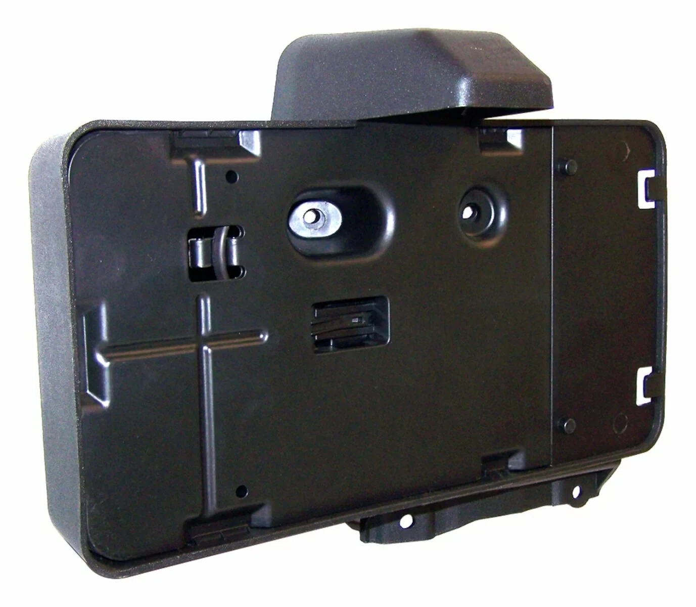 Crown Automotive 68064720AA - Plastic Black License Plate Bracket - Jeep Wrangler Rear 2007-2017
