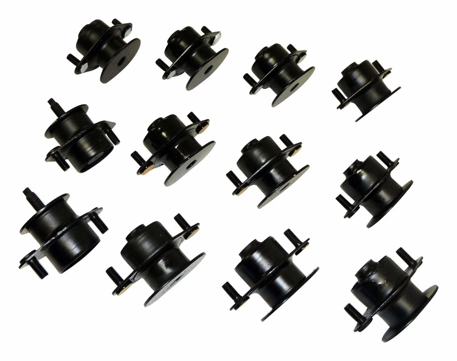 Crown Automotive - Metal Black Body Mount Kit - 55366676K4