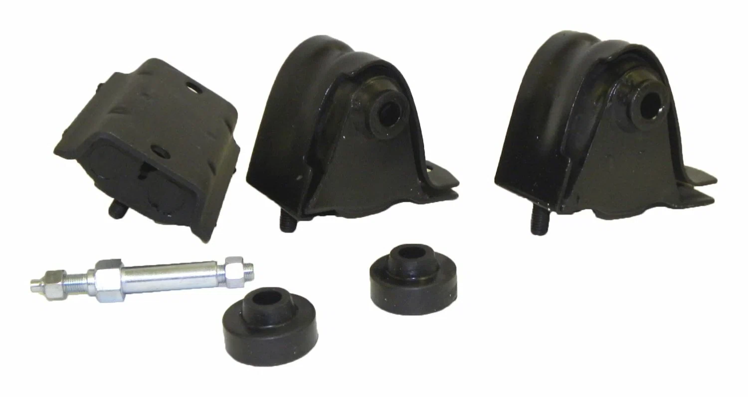Crown Automotive - Metal Black Engine Mount Kit - 52019201K