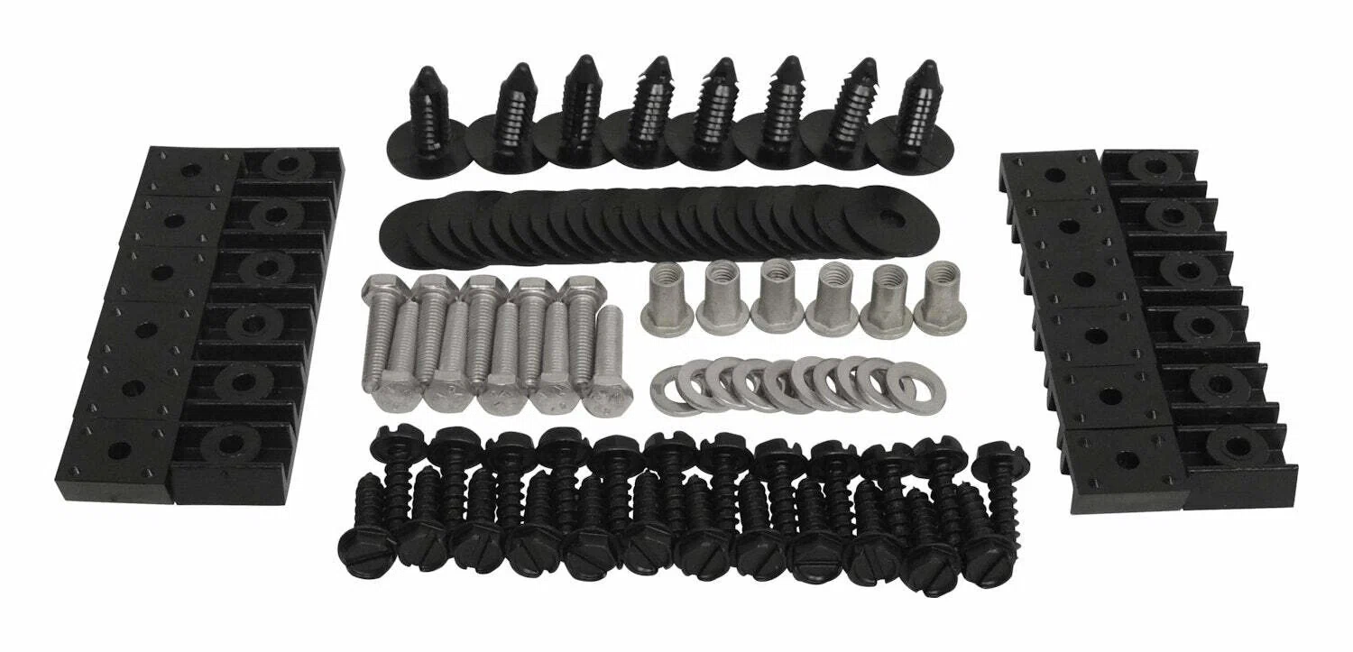 Crown Automotive - Metal Black Fender Flare Hardware Kit - 4918K