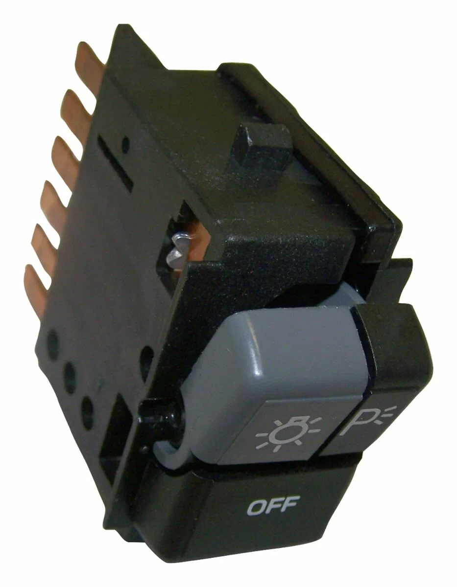 Crown Automotive - Metal Black Headlight Switch - 56001861