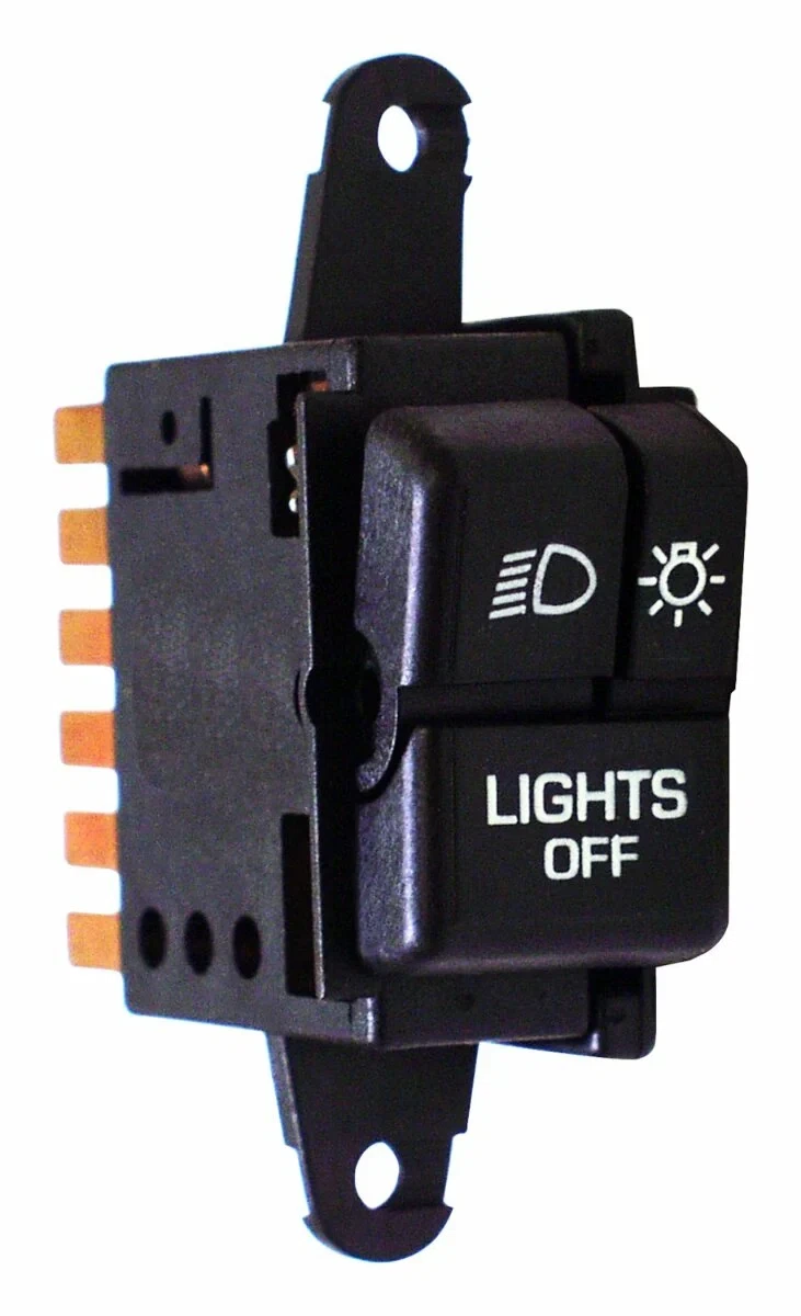 Crown Automotive - Metal Black Headlight Switch - 56003119