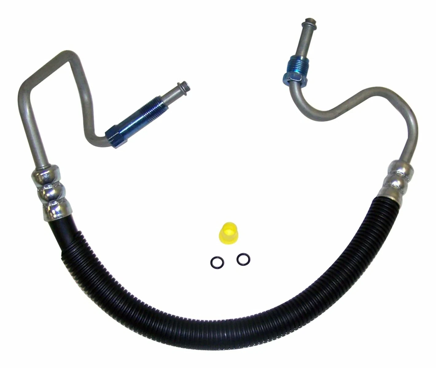 Crown Automotive - Metal Black Power Steering Pressure Hose - 52088538