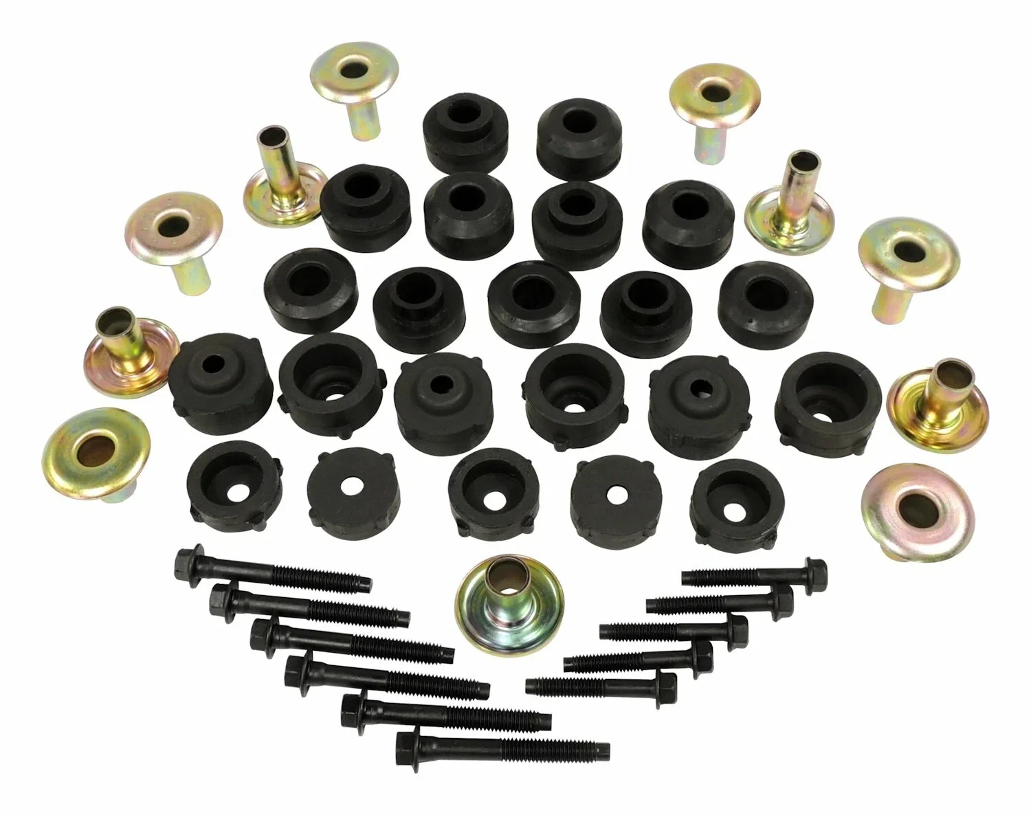 Crown Automotive - Metal Unpainted Body Mount Master Kit - 55176180MK