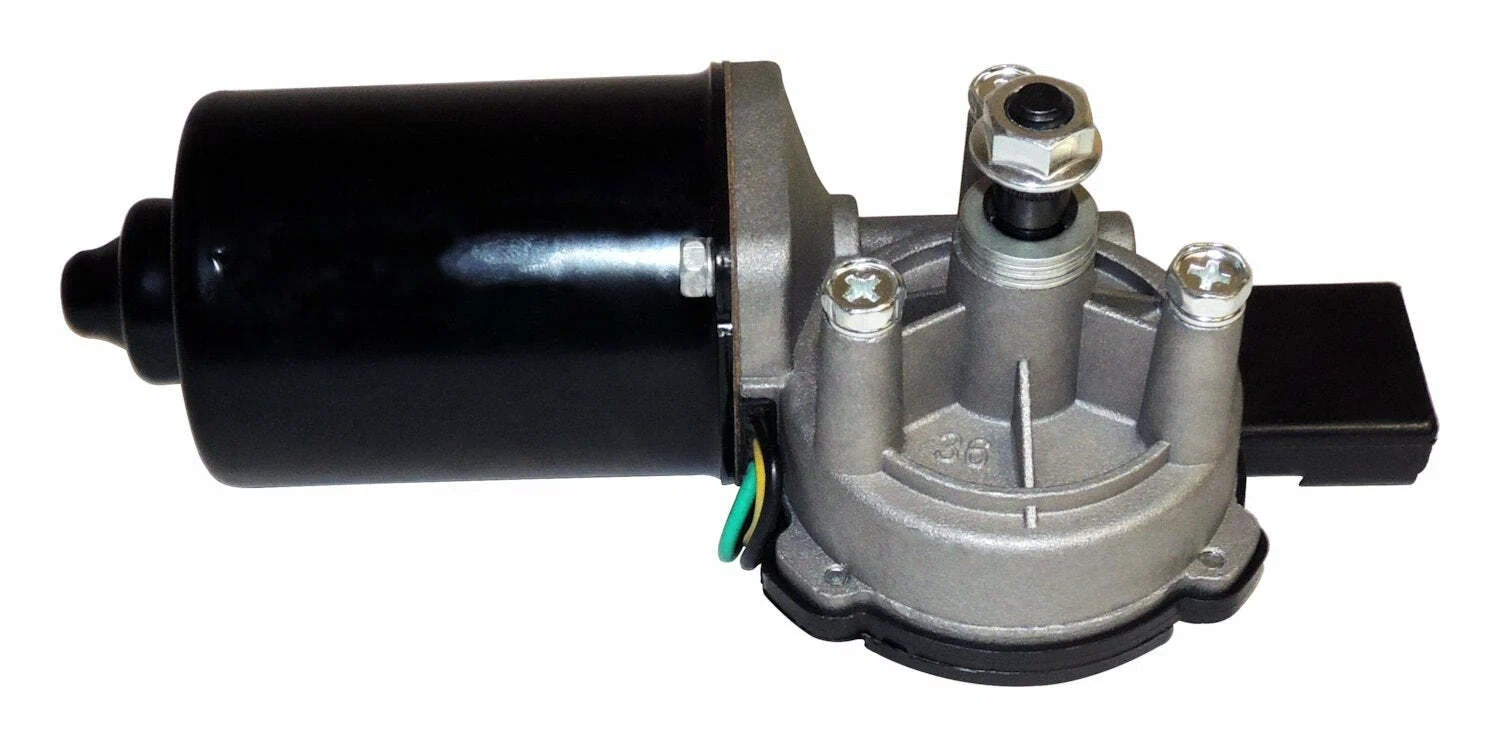 Crown Front Wiper Motor for 2007-2018 Jeep JK Wrangler; Fits LHD or RHD Vehicles; - 68002388AB