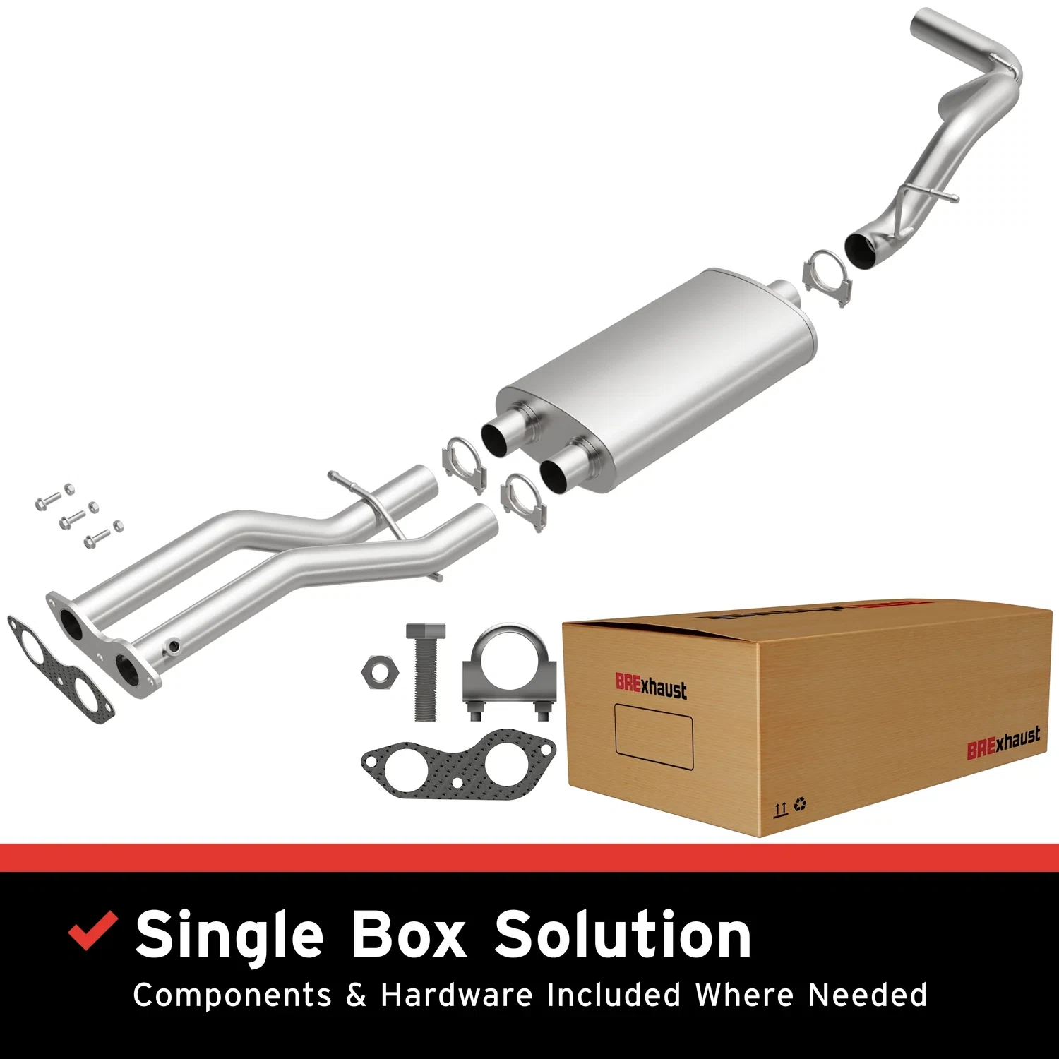 Direct-Fit Replacement Exhaust System 106-0665