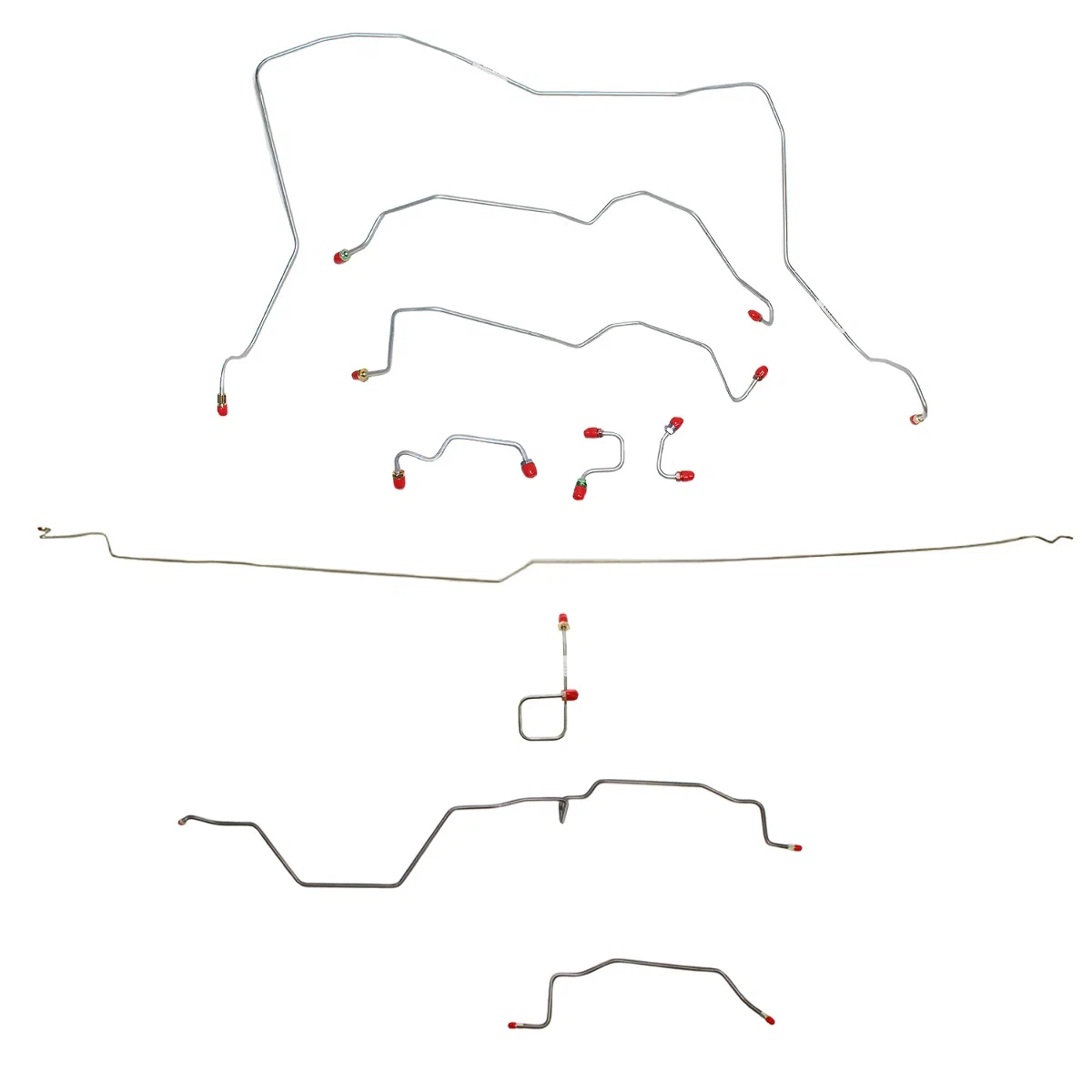 Dodge Complete Brake Line Kit; Fine Lines-CBK0163OM