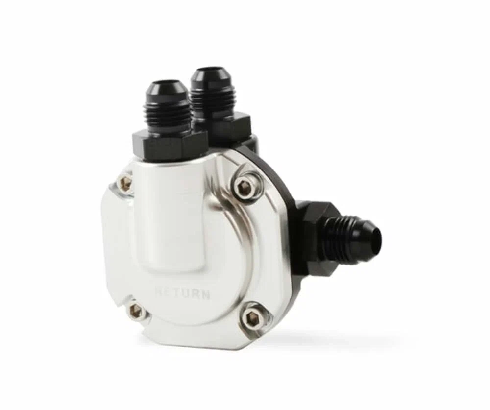 EFI Return Style Regulator 59.5 PSI Black_Clear Finish 12-892