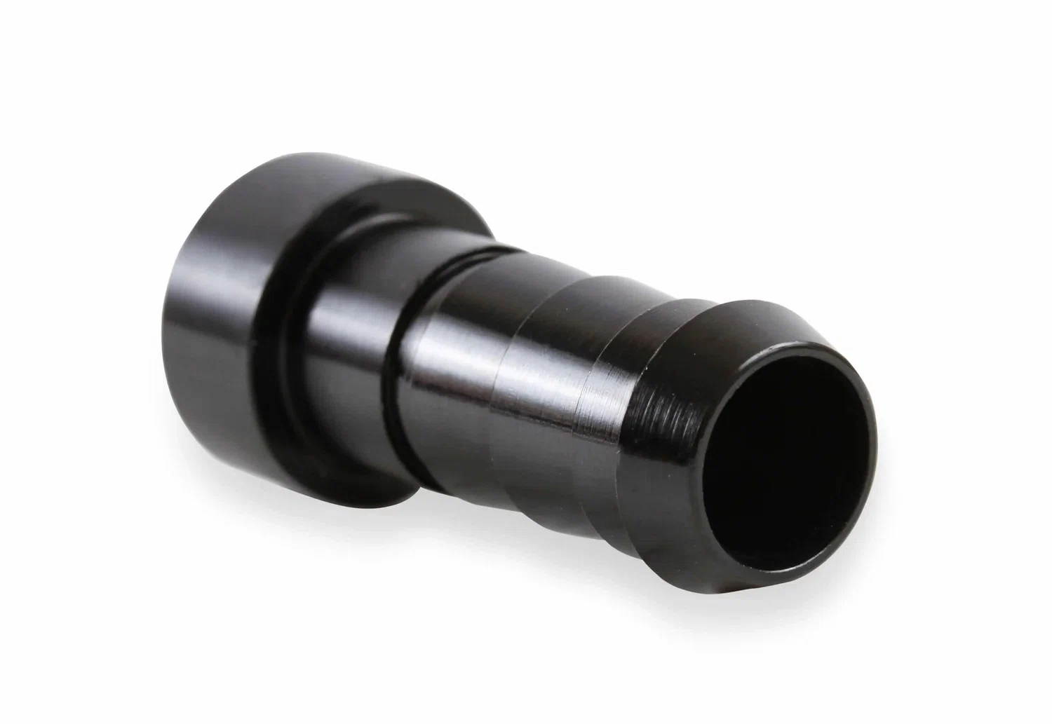 Earls Auto-Crimp Hose End - Straight - Size -10 - Black - AT700110ERL