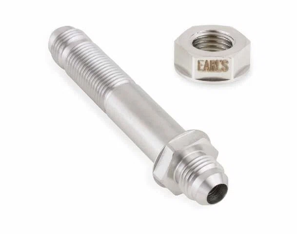 Earls Straight -6 Bulkhead - Stainless Steel - SS983506ERL