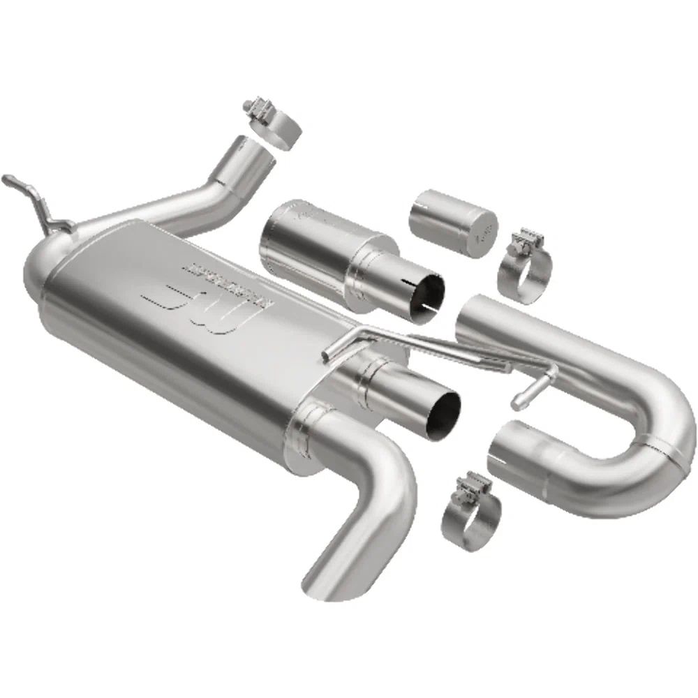 Exhaust System Kit for Overland Series Axle Back Performance Exhaust System MagnaFlow 19668