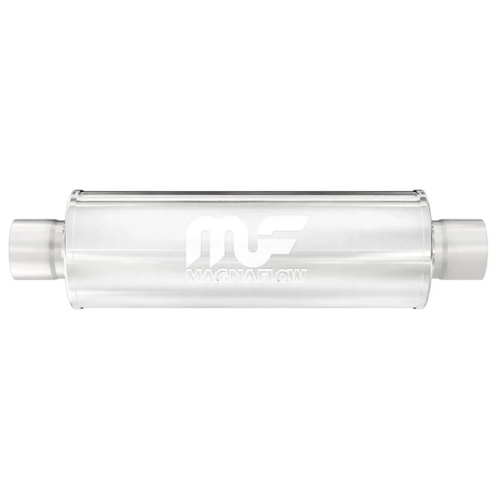 Exhaust Muffler for 4in. Round Straight-Through Performance Exhaust Muffler MagnaFlow 14156