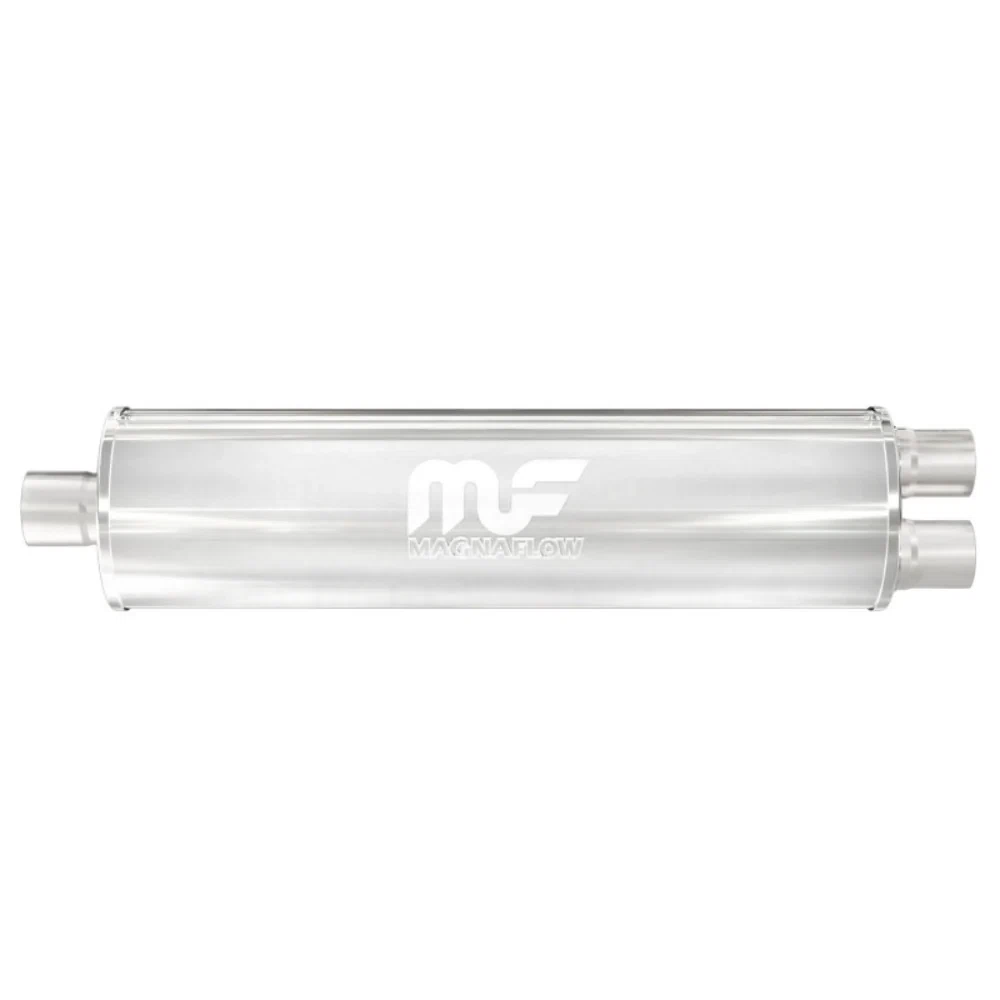Exhaust Muffler for 7in. Round Straight-Through Performance Exhaust Muffler MagnaFlow 12762