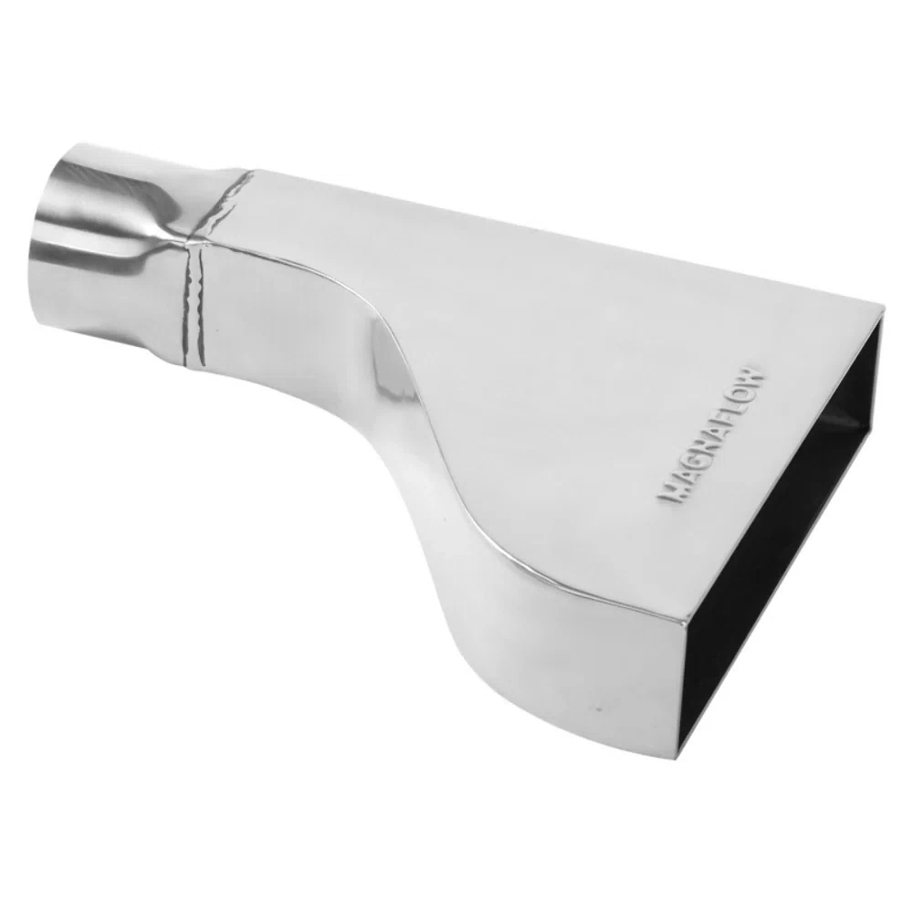 Exhaust Tail Pipe Tip for 2 X 8in. Rectangle Polished Exhaust Tip MagnaFlow 35150