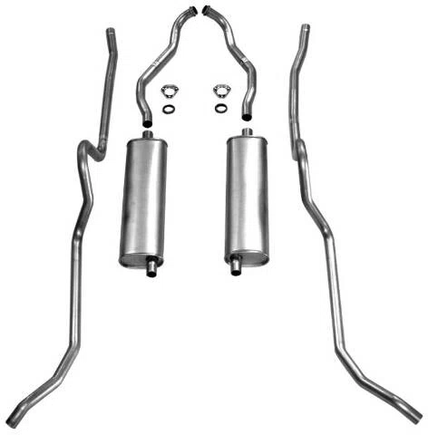 Fits 1957 Chevrolet Full Size Exhaust System 63044