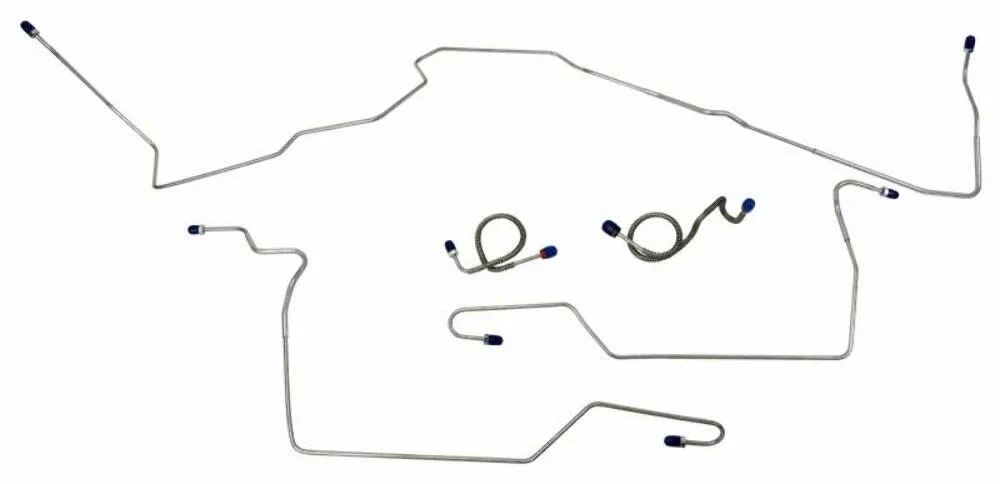 Fits 1973 Ford Mustang Front Brake Line Set MFB023