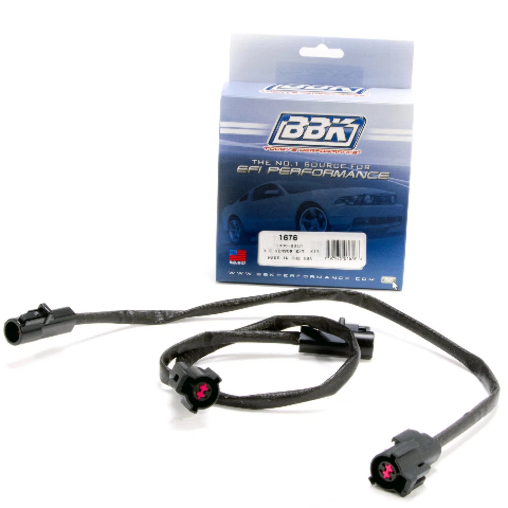Fits 1986-2010 Ford O2 Sensor Extension Harnesses Front Or Rear (Pair) 1676