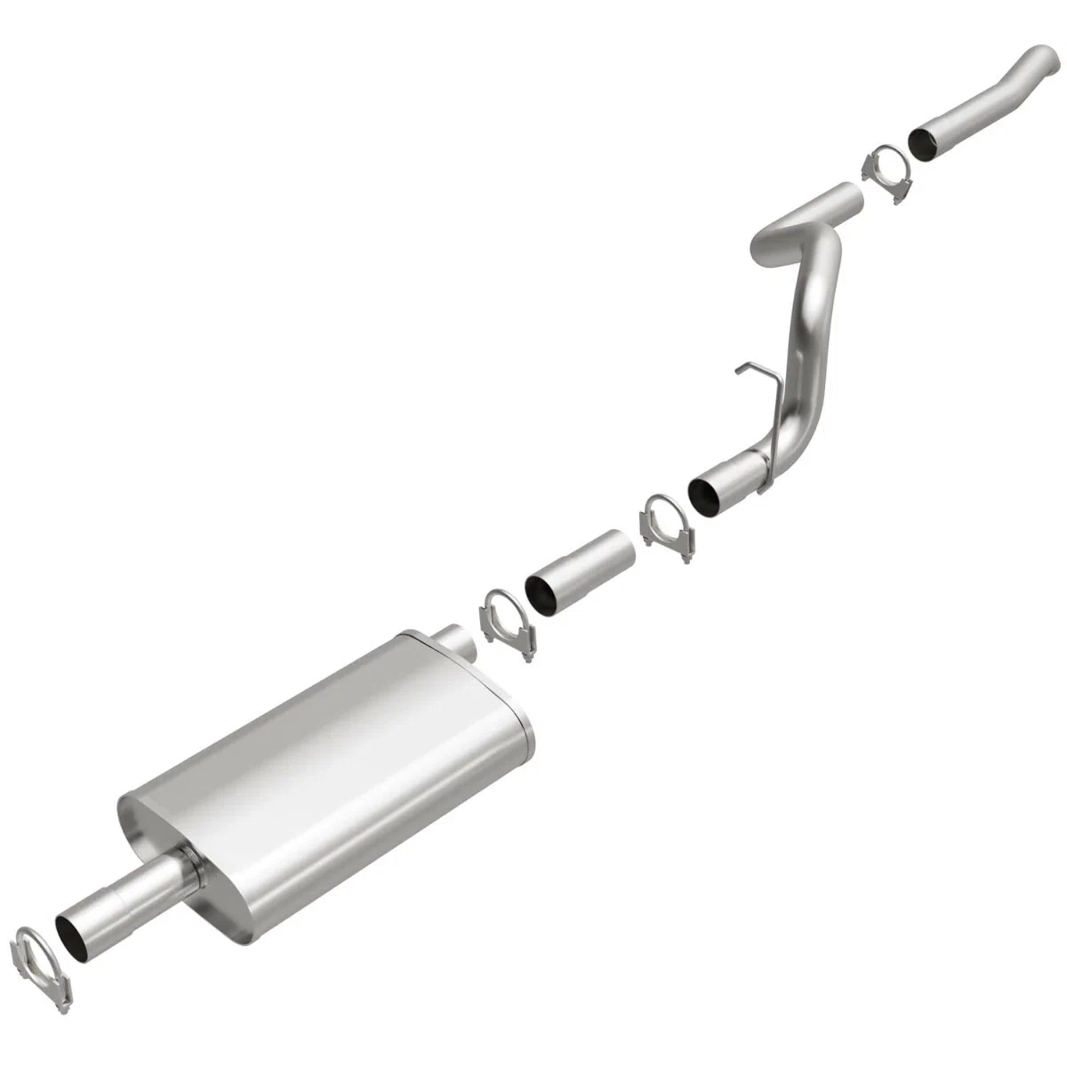 Fits 1987-1995 Jeep Direct-Fit Replacement Exhaust System 106-0721
