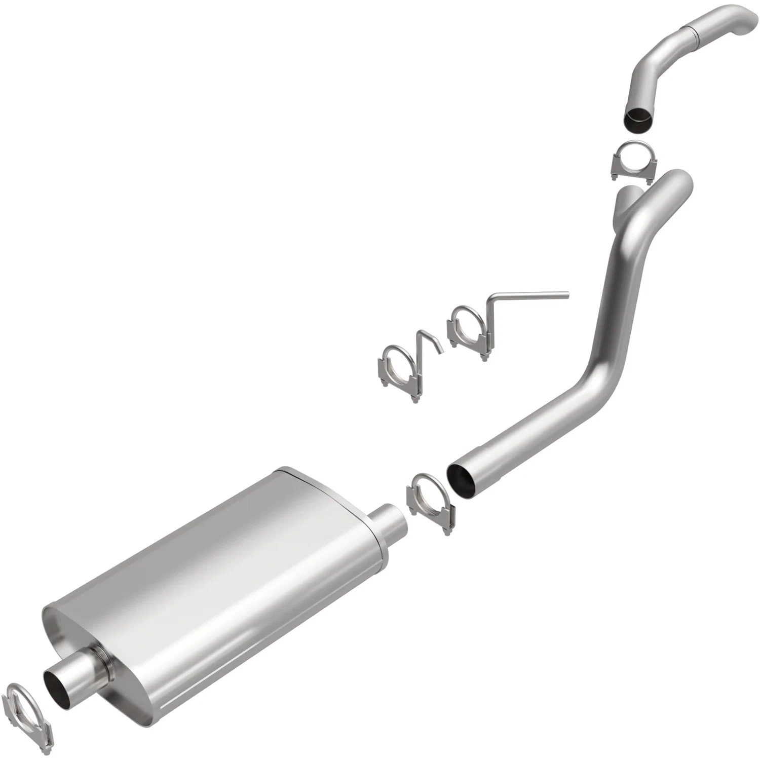 Fits 1993-1998 Jeep Direct-Fit Replacement Exhaust System 106-0730
