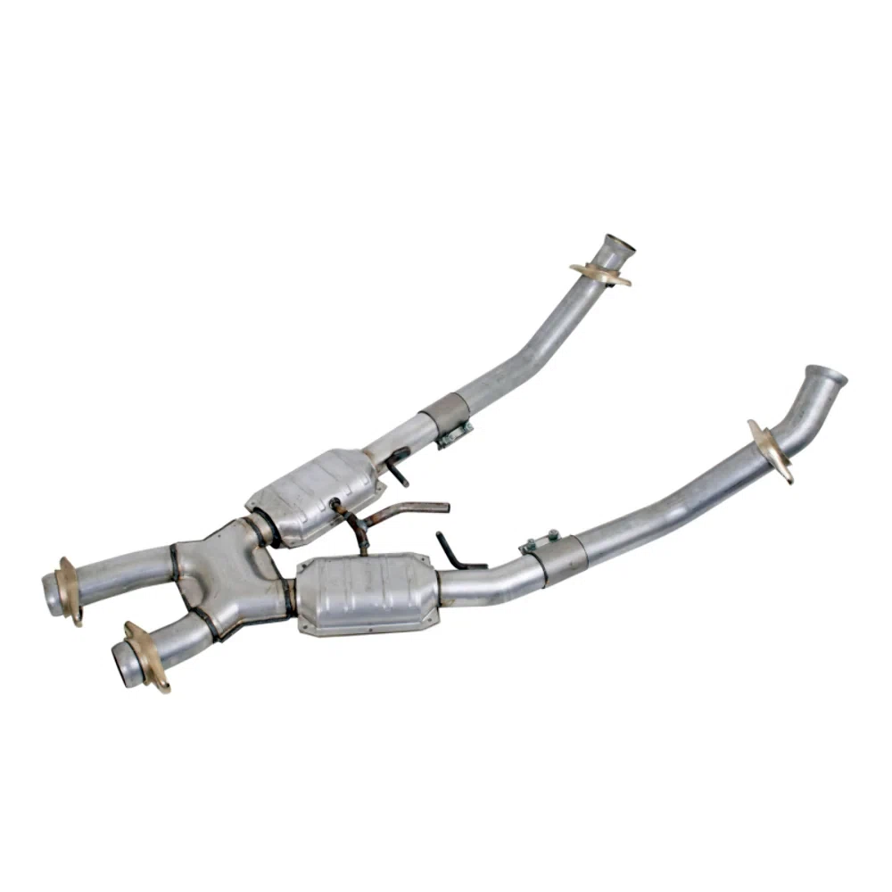 Fits 1994-1995 Mustang 5.0 2.5 Full X Pipe W_Catalytic Converters-1663