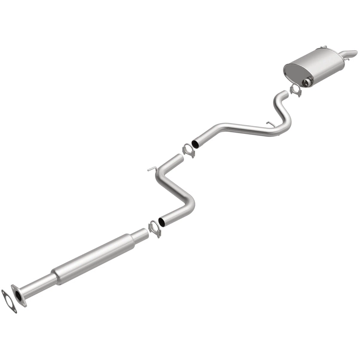 Fits 2000-2002 Chevrolet Direct-Fit Replacement Exhaust System 106-0004