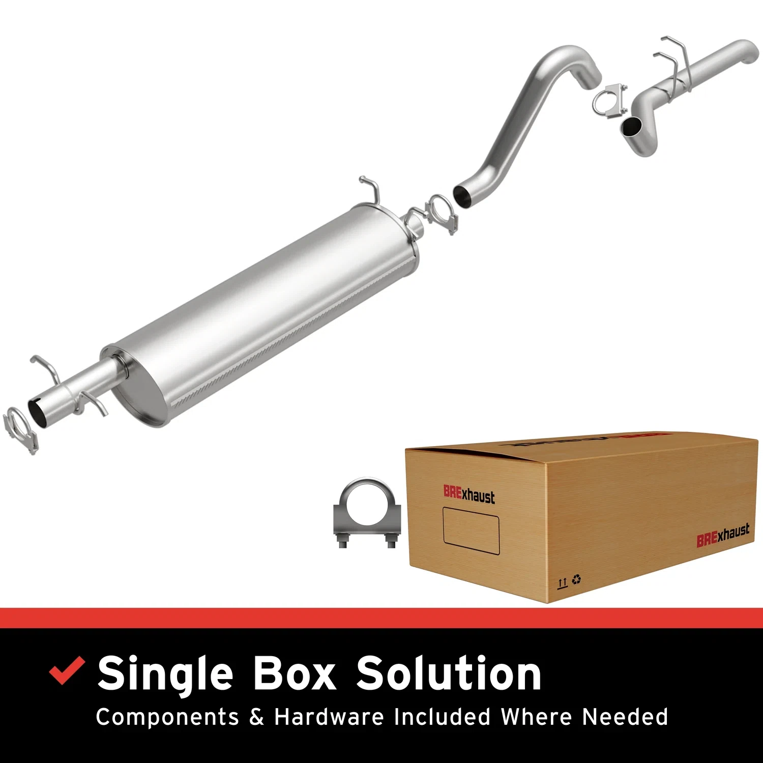 Fits 2000-2003 Dodge Durango Direct-Fit Replacement Exhaust System 106-0180