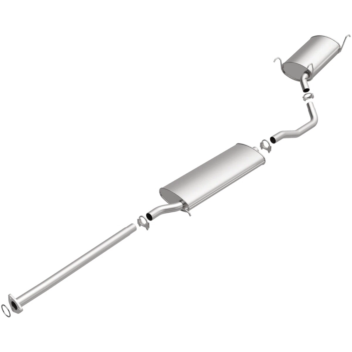 Fits 2003-2004 Honda Pilot Direct-Fit Replacement Exhaust System 106-0261