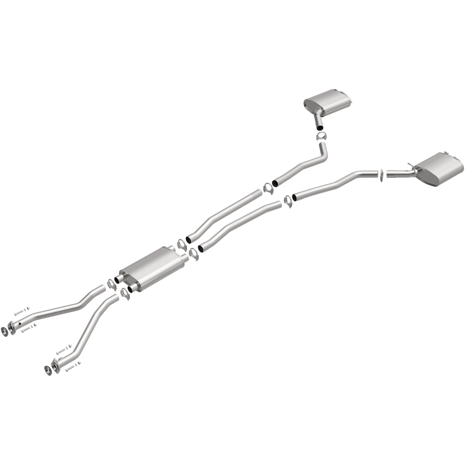 Fits 2004-2007 Cadillac Direct-Fit Replacement Exhaust System 106-0586