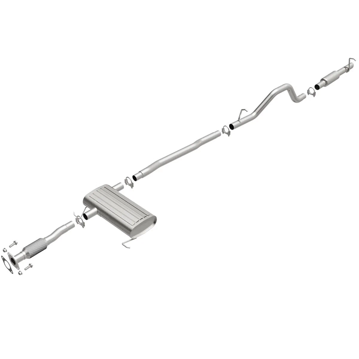 Fits 2004-2007 Ford Freestar Direct-Fit Replacement Exhaust System 106-0221