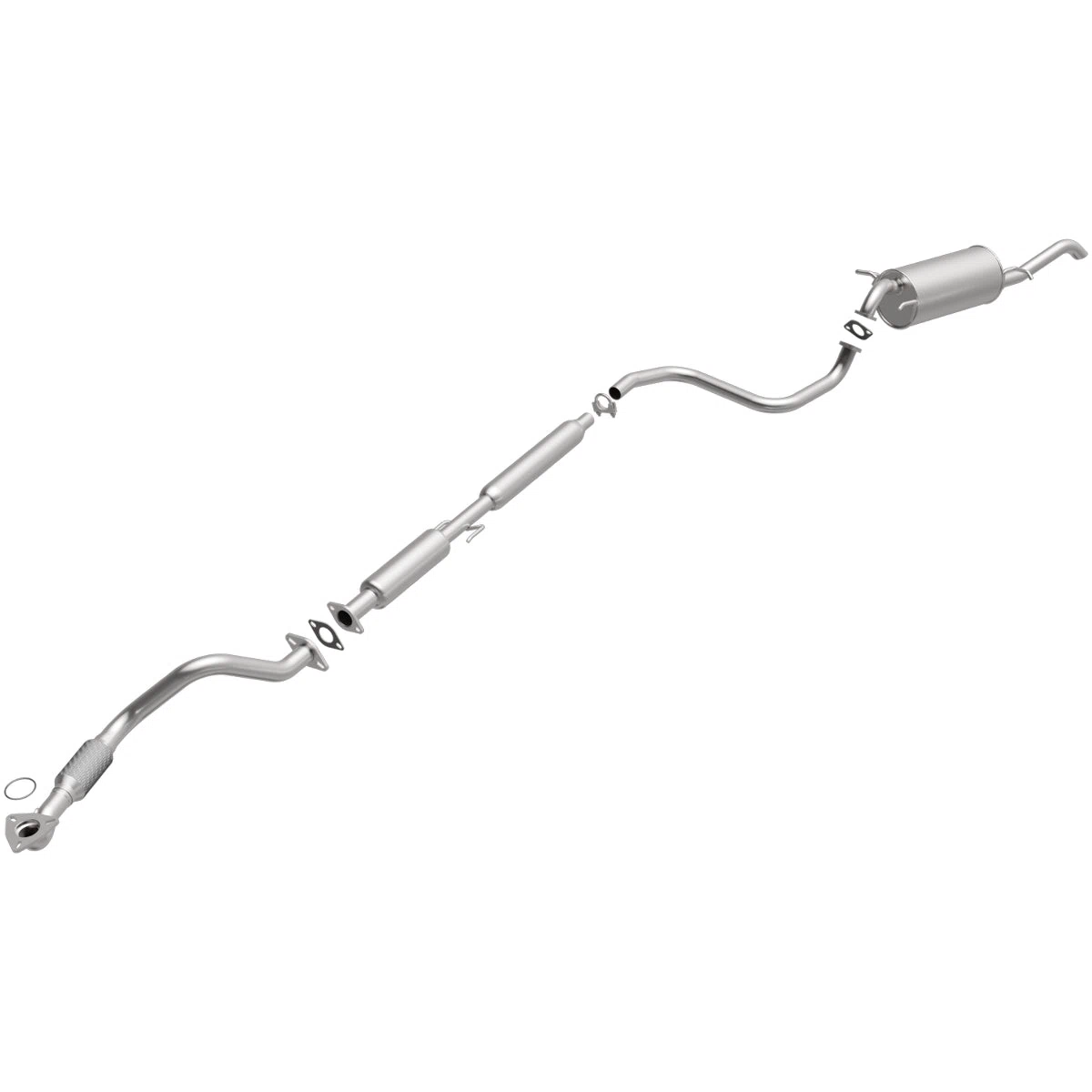 Fits 2004-2008 Chevrolet Aveo Direct-Fit Replacement Exhaust System 106-0446