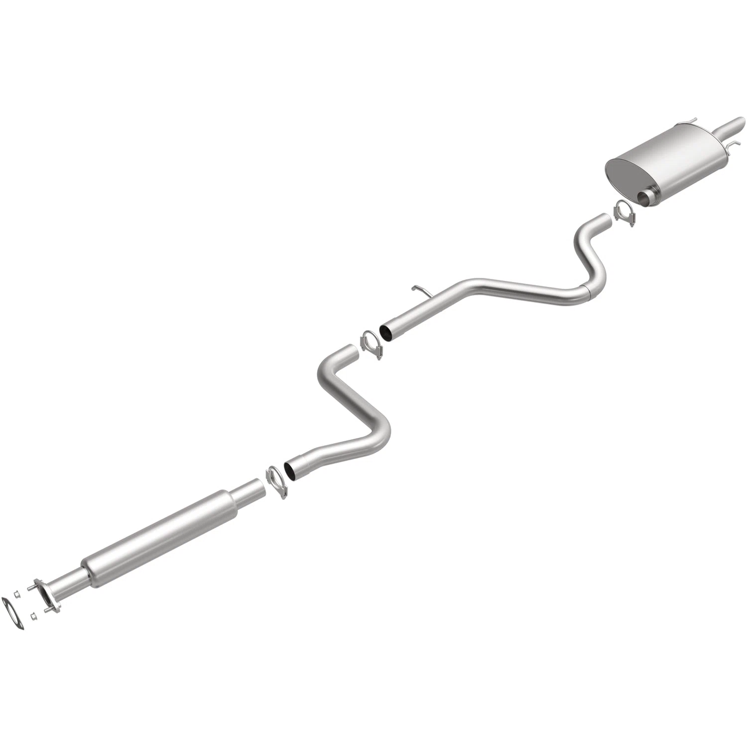 Fits 2006-2011 Chevrolet Direct-Fit Replacement Exhaust System 106-0015