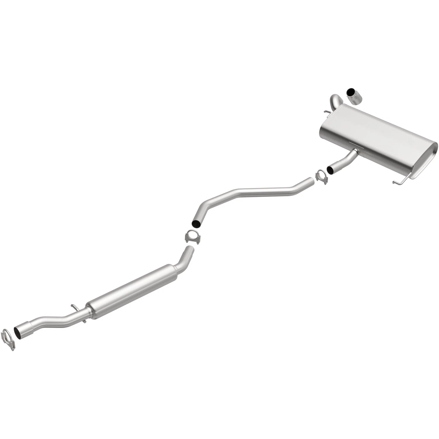 Fits 2007-2010 Jeep Compass Direct-Fit Replacement Exhaust System 106-0067