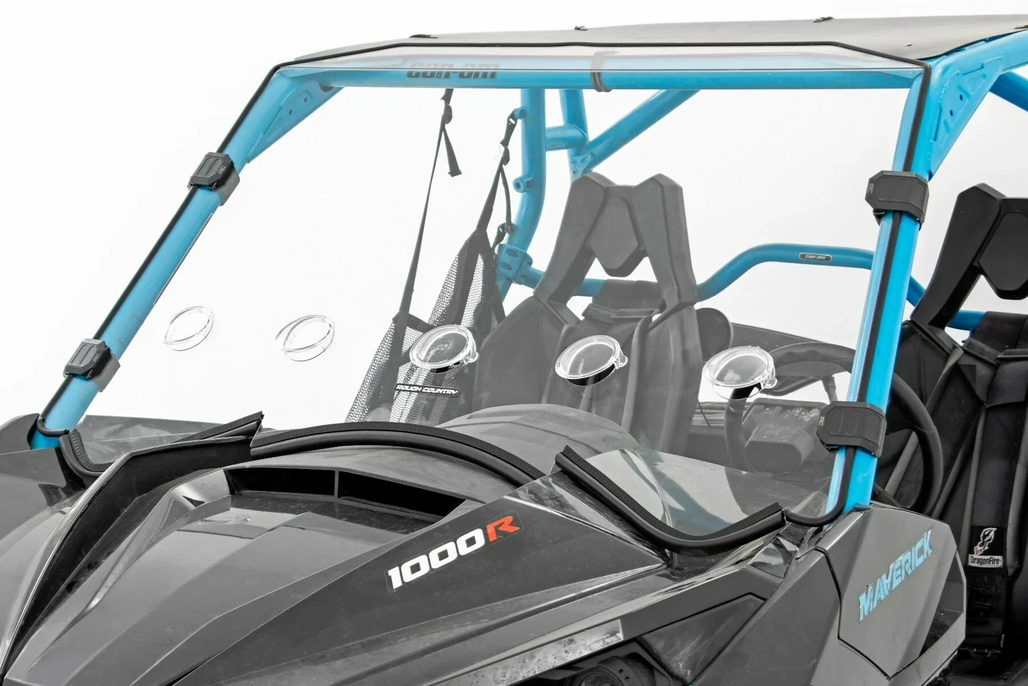 Fits Can-Am Maverick Vented Full Windshield Scratch Resistant 98231830